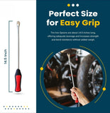 14.5" Tire Iron Spoons Lever Bar Changing Tires Repair Tool Kit Tyre Changer Remover for Motorcycle Bike Scooter Bicycle Mower