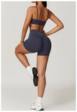 Yoga Shorts Women High Waist Workout Shorts Fitness Yoga Tights Lift Butt Fitness Ladies Yoga Gym Running Short Pants Sportswear
