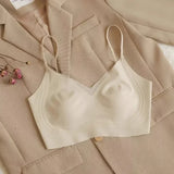 Invisible Minimizer Bra Large Bust Seamless Traceless Underwear Ultra Thin Cup Comfortable Jelly Support Wirefree Beautiful Back