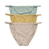 3Pcs/Set Panties Women Low Rise Briefs Seamless Underwear Breathable Panty Female Underpants High Cut Sexy Lingerie