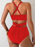 Sexy Black Mesh Patchwork Bikini Set 2026 Women Hanging Neck Bandage Cross High Waist Swimsuit Beach Bathing Suit Swimwear