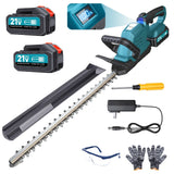 Cordless Electric Hedge Trimmer With Battery 2000W 3000RPM