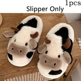 Halloween Christmas Cartoon Cow Kigurumi Unicorn Pajama Slipper Jumpsuit Women's Cute Zipper Hooded Sleepwear Onesies Winter
