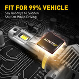 AUXITO 120W LED Headlight Kit 22000LM H11 H9