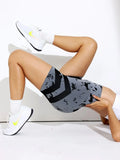 Women High Waist Yoga Shorts Workout Leggings Fitness Sportswear Gym Running Activewear Tummy Control Breathable Sports Clothing