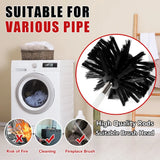 Dryer Vent Cleaning Kit With Flexible Rods And Chimney Brush