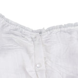 Phantasy Y2K Women Tops White Lace T-Shirt Button Tees Vintage French Style Tops 2025 Spring Summer Tops Female Streetwear