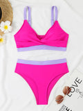 2026 Strappy Bikini High Waist Swimsuit Women Sexy Solid Swimwear Female Bathers Swimming Bathing Swimming Swim Suit Beachwear