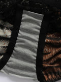 Women's sexy bra set 2-piece leopard print lace lingerie set European and American hot fashion style A3135