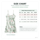 Women's Floral Print Spaghetti Strap Nightgown, Lightweight Sleeveless Cami Sleep Dress, Summer Loungewear for Women