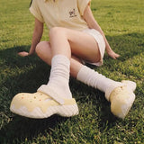 Cute Icecream Style Fashion Clogs For Women Summer Platform Shoes Thick Sole Female Home Street Slippers Girls Close Toe Sandals