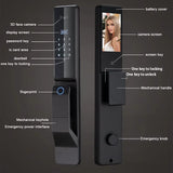 YKESDL Alexa Voice Control Smart Door Lock With Camera
