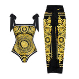 2026 High Quality Double-sided Printed Push Up Women Bikini Set Printed Strappy Bandage Swimwear Brazilian Biquini Bathing Suit