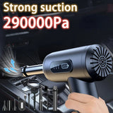 290000Pa Car Vacuum Cleaner Wireless Vacuum Cleaner Handheld Vacuum Pump Cordless Robot for Car Home Appliance Strong Suction