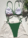 High Cut Out G String Female Swimwear One Piece Swimsuit Women Mini Micro Thong Monokini Bather Backless Bathing Suit Swim Wear