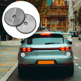 2 Pcs Round Reflector Screw on Automobiles Reflectors for Post Reflective Tape Trailer Trailers Safety Plastic Boats Gate