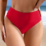Bikini Bottoms For Women High Waist Swimsuit Sexy Swim Briefs Summer Beach Shorts For Swimwear Bathing Suit Bikini Beachwear