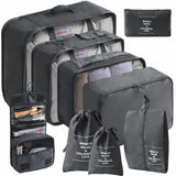 Travel Packing Cube Set 7/8/9 Pcs Polyester Organizer
