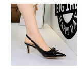 2026 Latest Light Luxury Style Women's Casual High Heel Sandals Summer Exquisite Pointed Shallow Mouth Fine Heel Modern Sandals