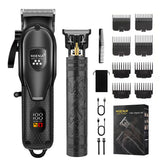 1/2/3/5-Piece Cordless Professional Men's Grooming Set Cordless Rechargeable hair Shaver trimmer Portable PrecisionTools