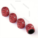 Diamond Crystal Motorcycle Car Tire Valve Caps 4/2pcs Shining Dust-proof Wheel Valve Cover Vehicle Bling Valve Cap Styling Toos