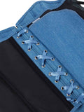 New European and American Personality Corset Tight Corns Strap Vest Spice Girl Tube Top Sexy Cowboy Palace Body Shaping Top