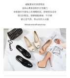 10/12/14cm Super High Heels Women Fashion Leather Shoes Spring Fall Peep Toe Platform Party Nude Black Office Dress Pumps Female