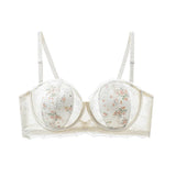 Rabbit Ear Lace Strapless Bra Minimizer Push Up for Large Bust Summer Thin Design Comfortable Backless Bra Women S-XL MOYISU AB