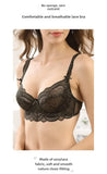 MOYISU 2026 French Lace Bralette Set | A-G Cups Adjustable Lift | Anti-Sag Slimming Bra | Sheer Allure Wire-Free Summer