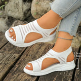 2026 Women Sandals Summer New Outdoor Beach Sandals Comfortable Hot Shallow Wedges Shoes for Women