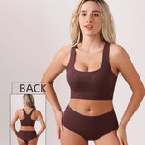 Women's Underwear Sexy Seamless Bra and Panty Set Wire Free Brassieres Female Womens Lingerie Underwear & Sleepwears