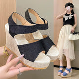 High-heeled Wedge Platform Fish Mouth 2026 New Women's Peep Toe Sandals Womens Shoes Comfort Summer Designer Shoes