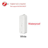 Zigbee Temperature And Humidity Sensor Option Waterproof Smart Life Thermometer Hygrometer For Tuya Z2M Smart Home Automation