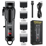 hiena 212 Professional Hair Cutter Mans Hair Clipper Set Metal Electric Cordless Hair Trimmer for Barber LCD Display Hair cutt