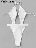 Sexy Cut Out Halter Trikini High Leg Cut One Piece Swimsuit Women Swimwear Female Monokini Padded Bather Bathing Suit Swim V7968
