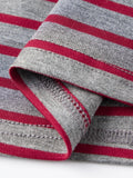 Women Elegant Summer Off One Shoulder Tops Striped Short Sleeve Loose Fit Basic T Shirts for Daily Wear