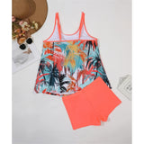 0XL - 4XL New Printed Bikini Plus Size Large Size Swimwear Women Swimsuit Female Two-Pieces Bikini Set Bather Bathing Suit V5901
