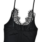FDYOUI Women Sexy Sleeveless Lace Patchwork Pink Bodysuits 2026 Summer Halter Lace-up Backless One Piece Party Club Jumpsuit Top