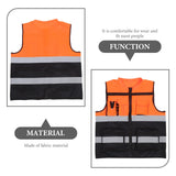 Running Vest Reflective Safety Clothing High Visibility Construction at Night Security Woman