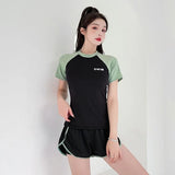 Swimsuit Women's Plus Size Two-piece Split Style Sports Style Conservative Slimming Hot Spring Ins Style Full Body Professional