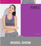 New Sports Bra Women Seamless Gym Jogging Crop Top Female Tops Yoga Fitness Shockproof Vest Sport Bras for Women Sutian Feminino