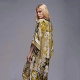 2026 Women Swimsuit Beach Cover Up dress Sleeve Kaftan Beach Tunic Long Pareos Bikinis Cover ups Summer Robe Plage Beachwear