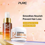 PURC Smoothing Hair Serum + Batana Oil Rosemary Hair Mask Nourishing Repair Damaged Frizz Hair Loss Treatment Hair Care Product