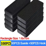 Carpet Fixing Stickers 100/2pcs Double High Adhesive Car Fixed Patches Non-slip Mat Home Floor Foot Mats Non-slip Grip Tapes New