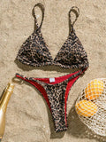 XS - L Leopard Mini Micro Thong Bikini Women Swimsuit Female Swimwear Two Pieces Bikini Set Brazilian Bather Bathing Suit Swim
