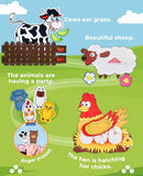 Farm Busy Book Montessori Animal Activity Board for Toddlers