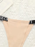 push up bra set underwear set solid color set letter women's set suitable for small chest beauties sexy set B2050