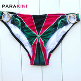 DEKA Women Mini Lace-up Bikini Set Pleated Bandeau Swimsuit Female Thong Swimwear Bather Swimming Beachwear Bathing Suit