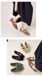 Women Leisure Flats Breathable Mesh Spring Summer Flat Shoes For Female Daily Walking Shoes Square Toe Ladies Fashion Footwear
