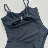2026 New Women's One Piece Suit Swimwear Sexy Backless Bodysuit Hollow Out Swimsuit Strappy Underwire Bikini Beach Bathing Suit